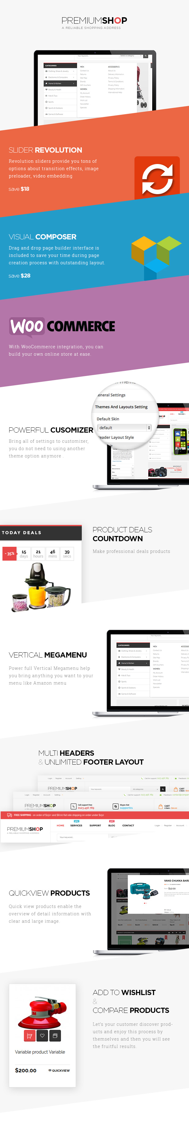 Woocommerce ecommerce theme wordpress