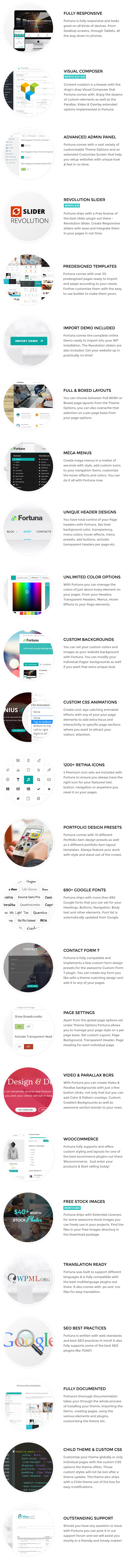 Fortuna--Responsive-Multi-Purpose-WordPress-Theme sell and but achat et vente des themes cms wordpress prestashop all cms themes and plugins features