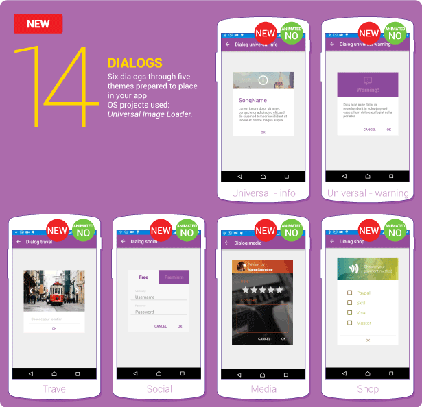 Material Design UI Android Template App - DCI Marketplace | MarketPlace for  virtual exchange